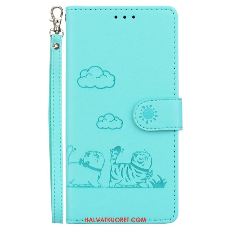 Kotelot Xiaomi Redmi Note 15 5g Puhelinkuoret Rfid-esto Ja Kissanpentukuvio