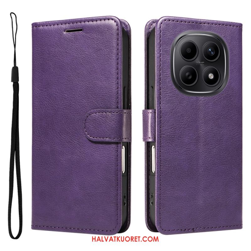 Kotelot Xiaomi Redmi Note 15 5g Puhelinkuoret Yksivärinen Nahkakuvio