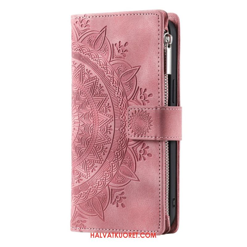 Kotelot Xiaomi Redmi Note 15 Pro 5g Puhelinkuoret Mandala-kukkakuvioinen Mokkanahkaefektilompakko