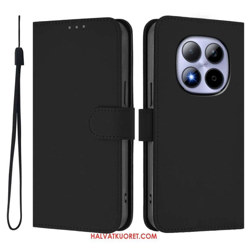 Kotelot Xiaomi Redmi Note 15 Pro 5g Puhelinkuoret Yksiväristä Keinonahkaa