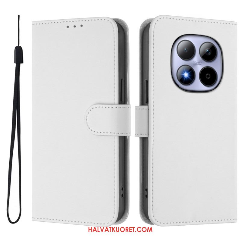 Kotelot Xiaomi Redmi Note 15 Pro 5g Puhelinkuoret Yksiväristä Keinonahkaa