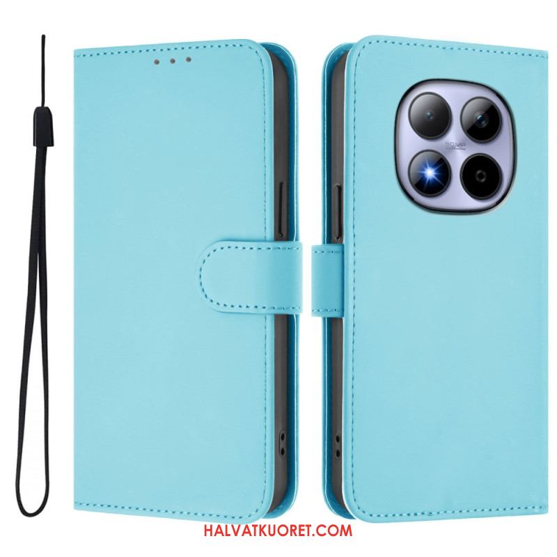 Kotelot Xiaomi Redmi Note 15 Pro 5g Puhelinkuoret Yksiväristä Keinonahkaa