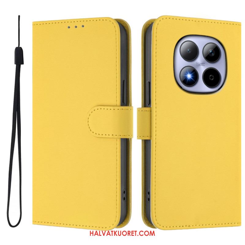 Kotelot Xiaomi Redmi Note 15 Pro 5g Puhelinkuoret Yksiväristä Keinonahkaa