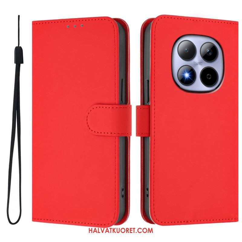 Kotelot Xiaomi Redmi Note 15 Pro 5g Puhelinkuoret Yksiväristä Keinonahkaa