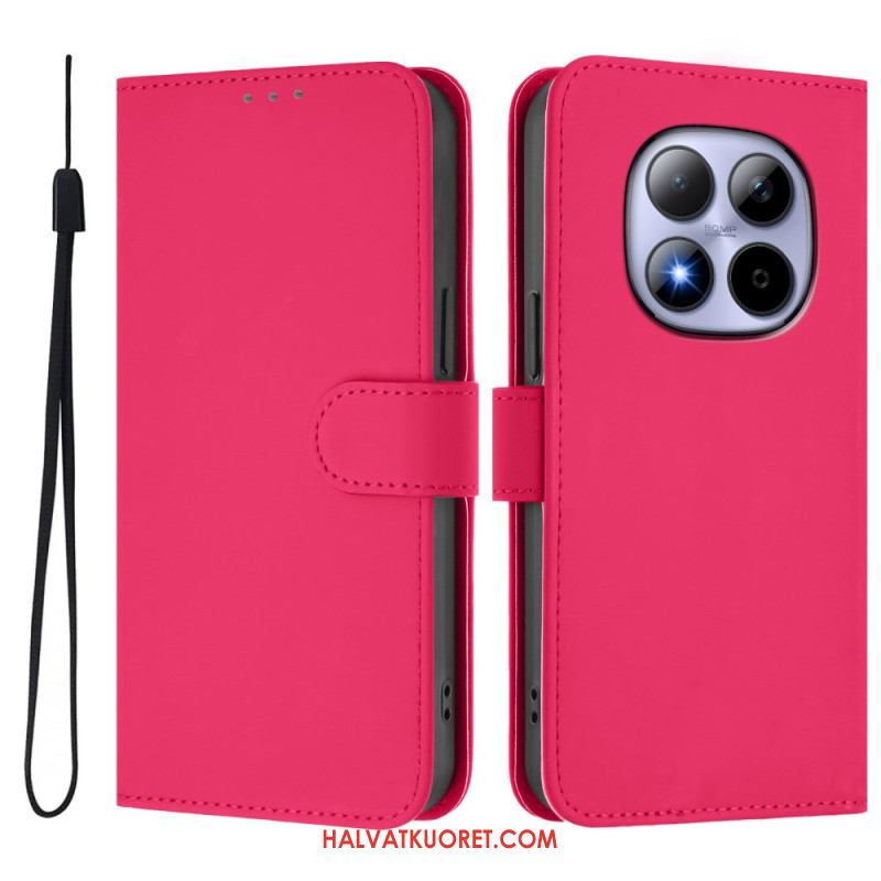 Kotelot Xiaomi Redmi Note 15 Pro 5g Puhelinkuoret Yksiväristä Keinonahkaa