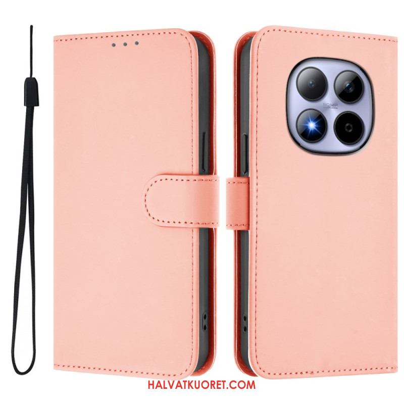 Kotelot Xiaomi Redmi Note 15 Pro 5g Puhelinkuoret Yksiväristä Keinonahkaa