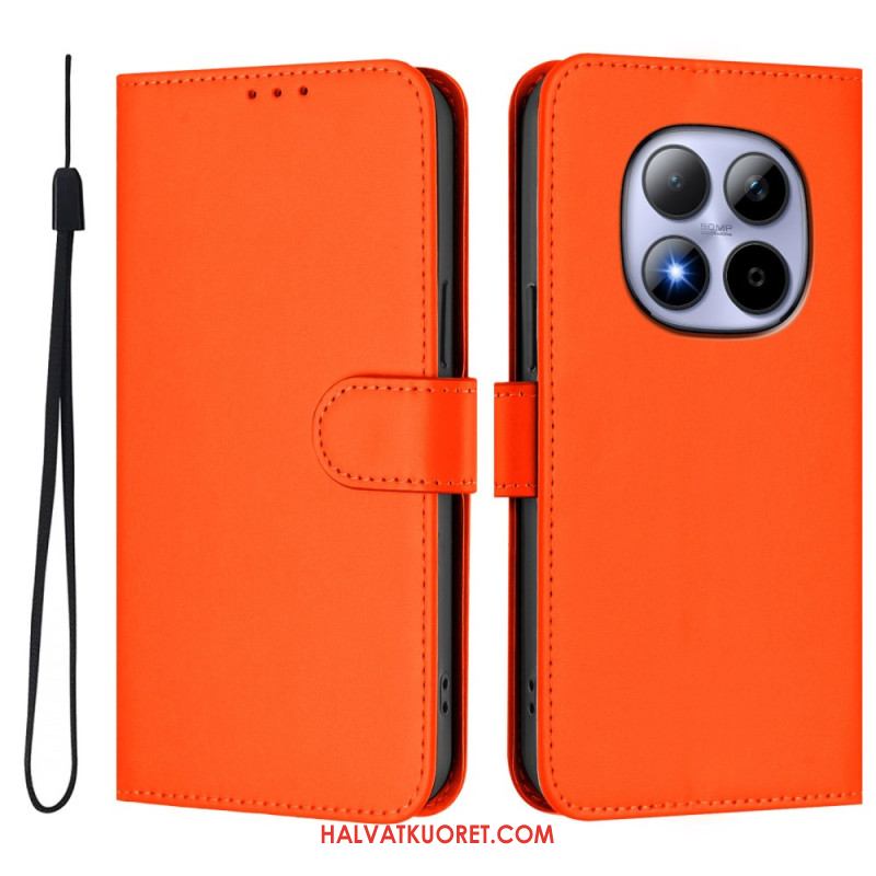 Kotelot Xiaomi Redmi Note 15 Pro 5g Puhelinkuoret Yksiväristä Keinonahkaa