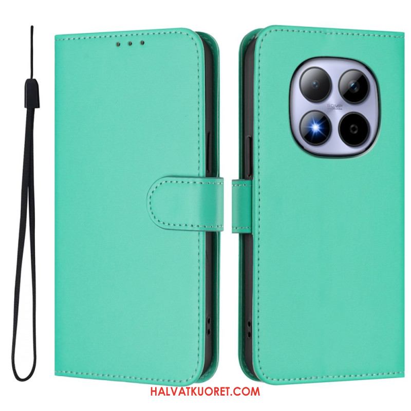 Kotelot Xiaomi Redmi Note 15 Pro 5g Puhelinkuoret Yksiväristä Keinonahkaa