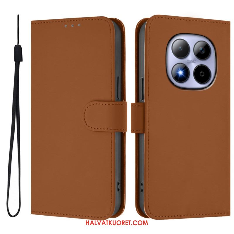 Kotelot Xiaomi Redmi Note 15 Pro 5g Puhelinkuoret Yksiväristä Keinonahkaa