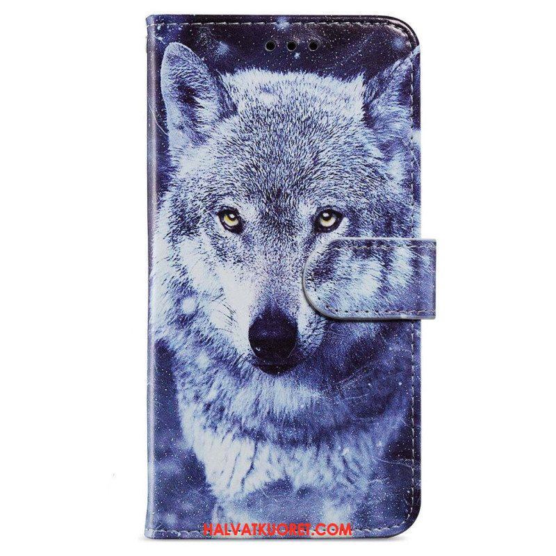 Kotelot iPhone 15 Plus Suojaketju Kuori Lanyard Wolves