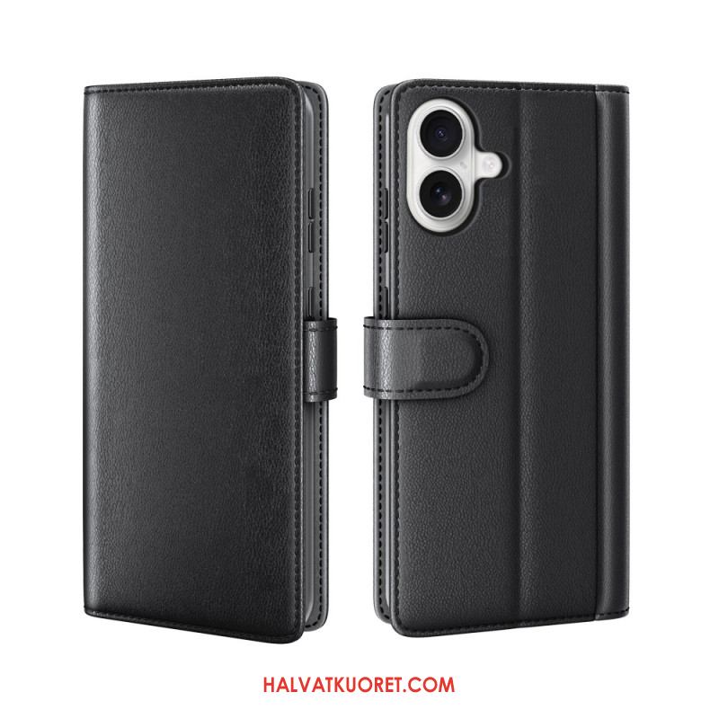 Kotelot iPhone 17 Aito Nahkalompakko Suojakuori