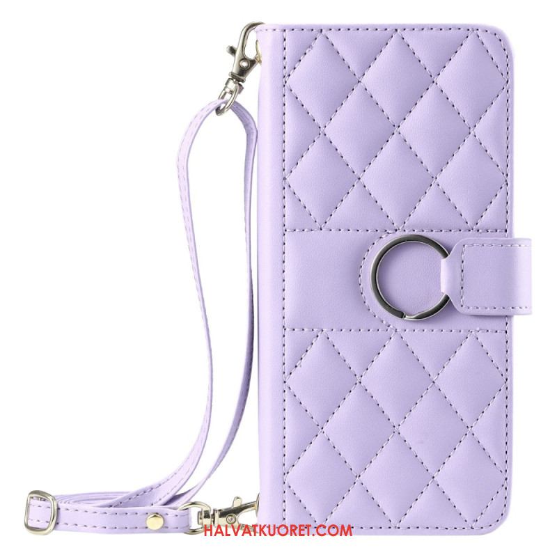 Kotelot iPhone 17 Ensiluokkainen Muotoilu Nauhalla Ja Olkahihnalla Suojakuori