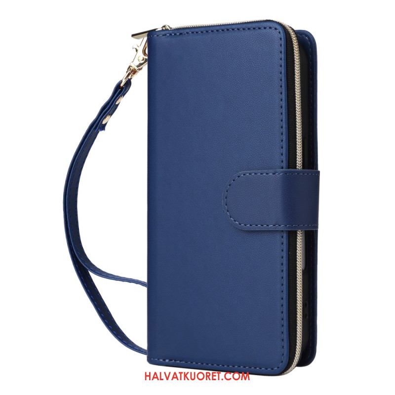 Kotelot iPhone 17 Puhelinkuoret 9 Kortin Lokeron Lompakko Ja Nauha