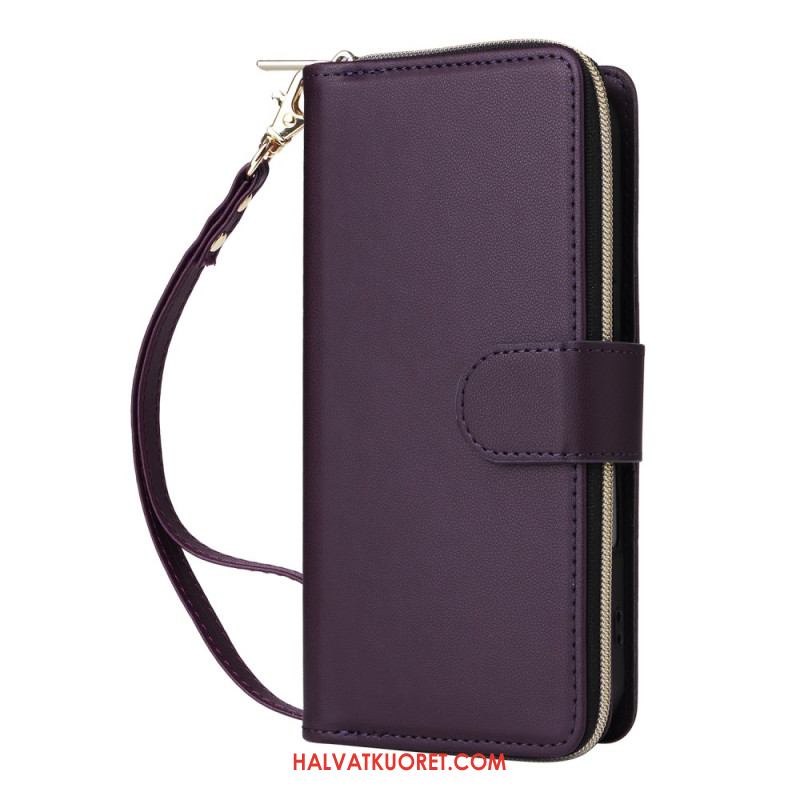 Kotelot iPhone 17 Puhelinkuoret 9 Kortin Lokeron Lompakko Ja Nauha