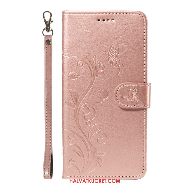 Kuoret Oneplus 13r Kukkakuvioinen Ranneke