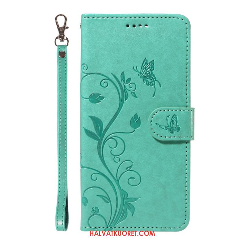 Kuoret Oneplus 13r Kukkakuvioinen Ranneke