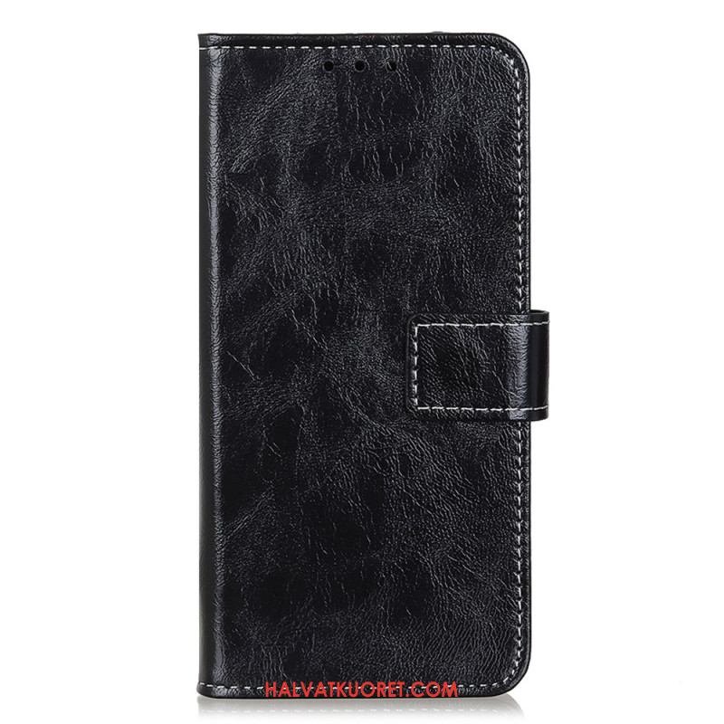 Kuoret Samsung Galaxy S24 5g Näkyvä Kiiltonahkajäljitelmä