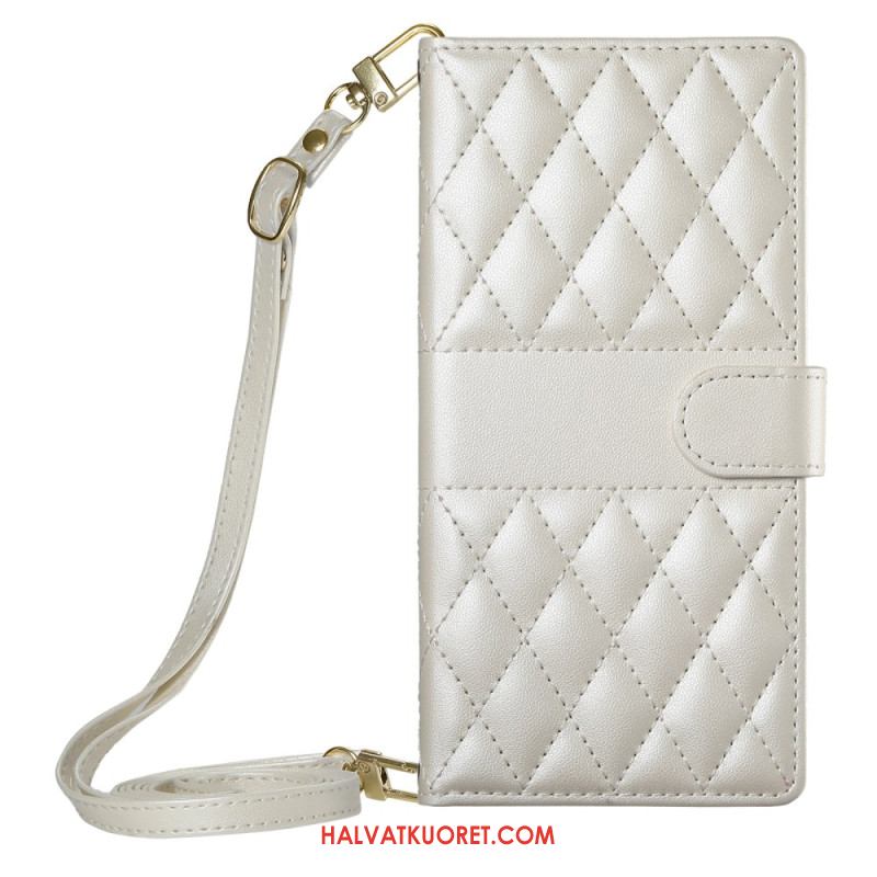 Kuoret Samsung Galaxy S25 5g Edge Tikattu Hihnalla Ja Olkahihnalla