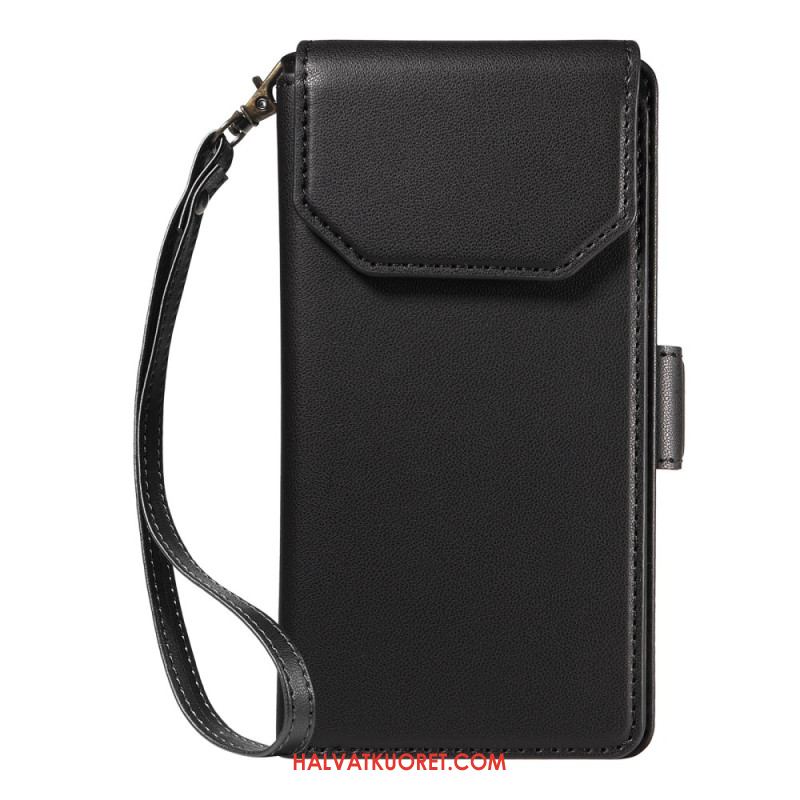 Kuoret Samsung Galaxy S25 Fe Korttikotelo Ja Rannehihna