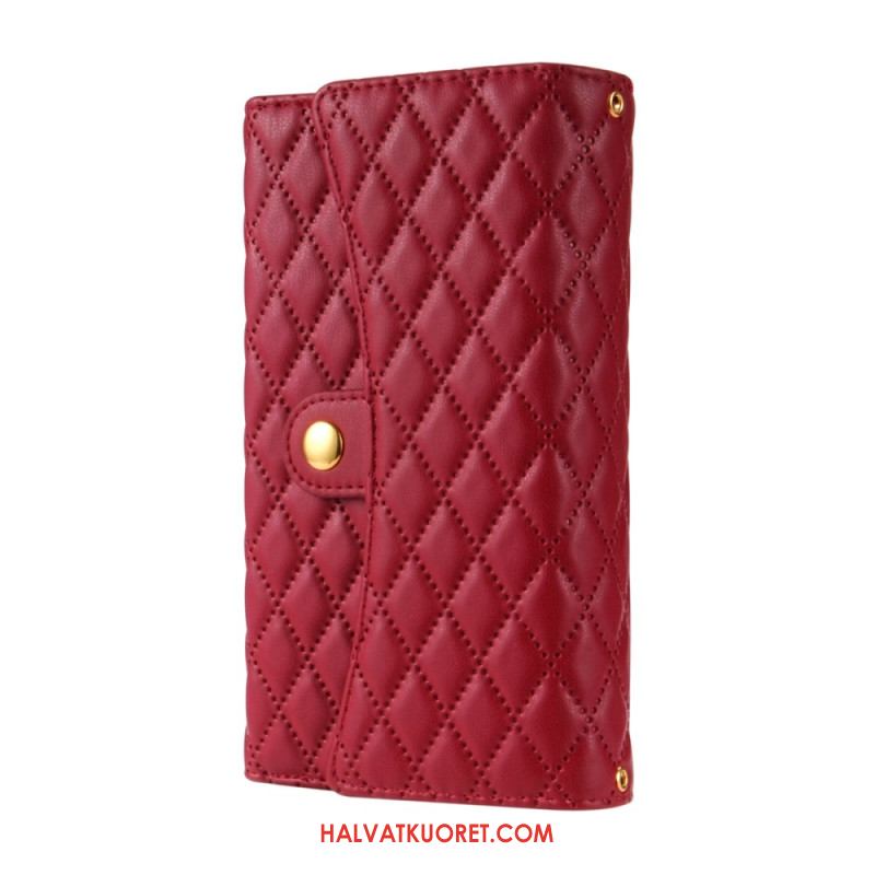 Kuoret Samsung Galaxy S25 Ultra 5g Tikattu Lompakko Olkahihnalla