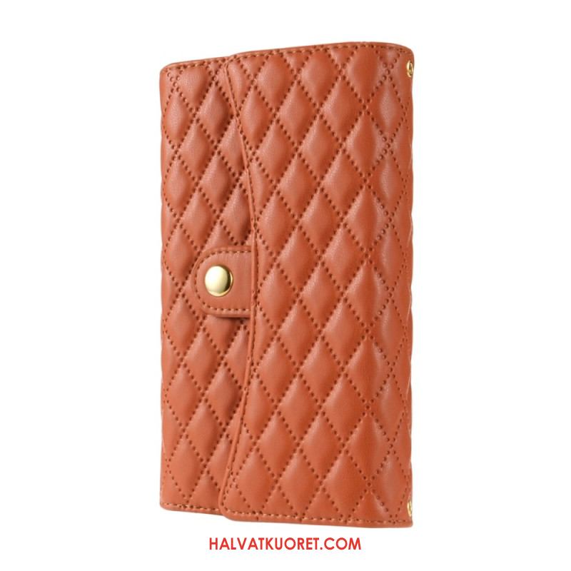 Kuoret Samsung Galaxy S25 Ultra 5g Tikattu Lompakko Olkahihnalla