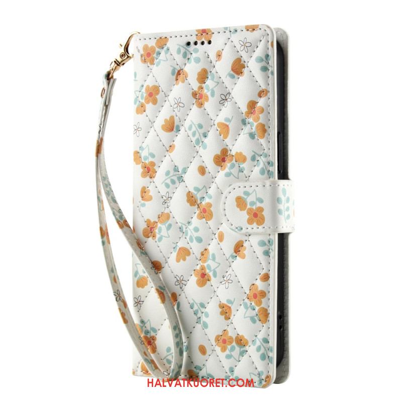 Kuoret Samsung Galaxy S26 Plus Kukkakuvioinen Hihna