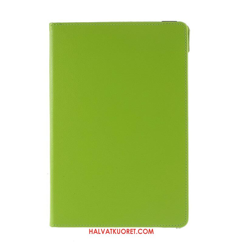 Kuoret Samsung Galaxy Tab S10 Fe Plus Pyörivä Litsikuvioinen Keinonahka