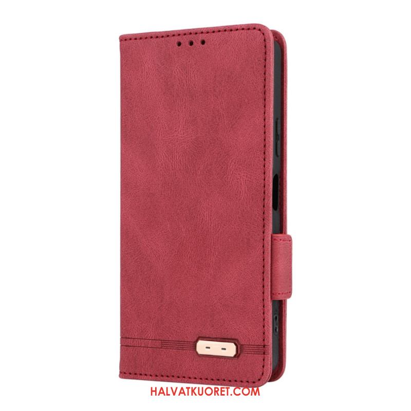 Kuoret Sony Xperia 10 Vii Retro Mokkanahkakuvio