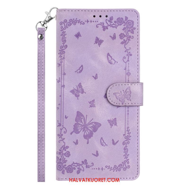 Kuoret Xiaomi 17 Pro Max Mokkanahkakuvio Perhoset