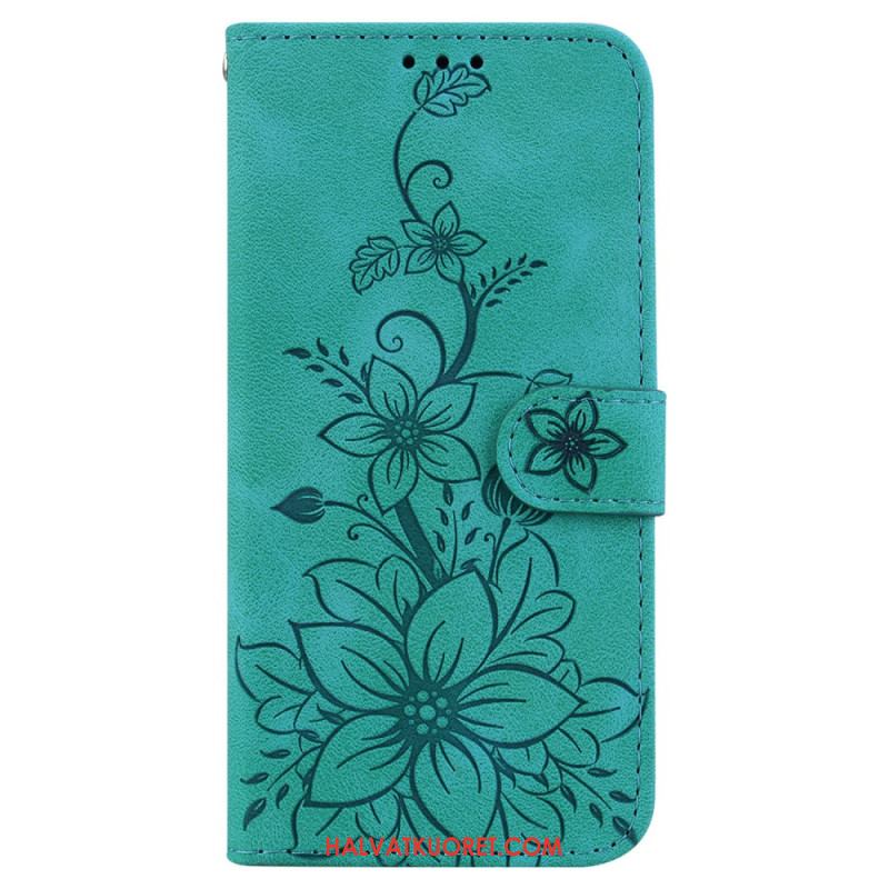 Kuoret Xiaomi Redmi Note 13 5g Kukkakuvio Hihnalla
