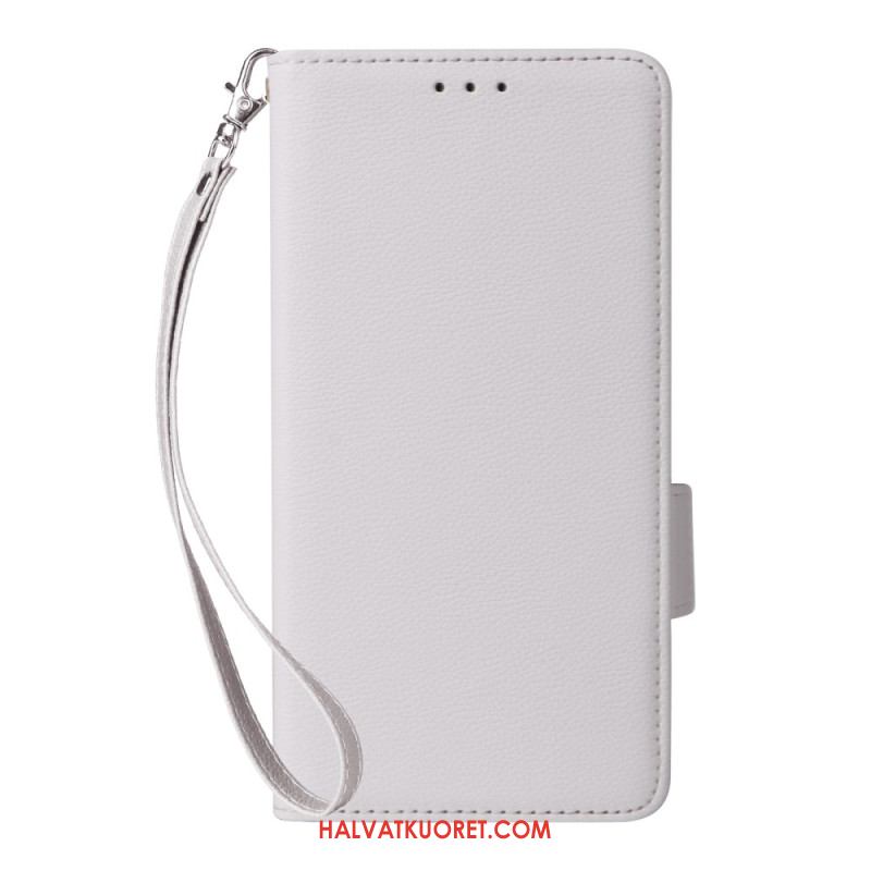 Kuoret Xiaomi Redmi Note 14 5g Litsikuvioinen Tekstuuri Hihnalla