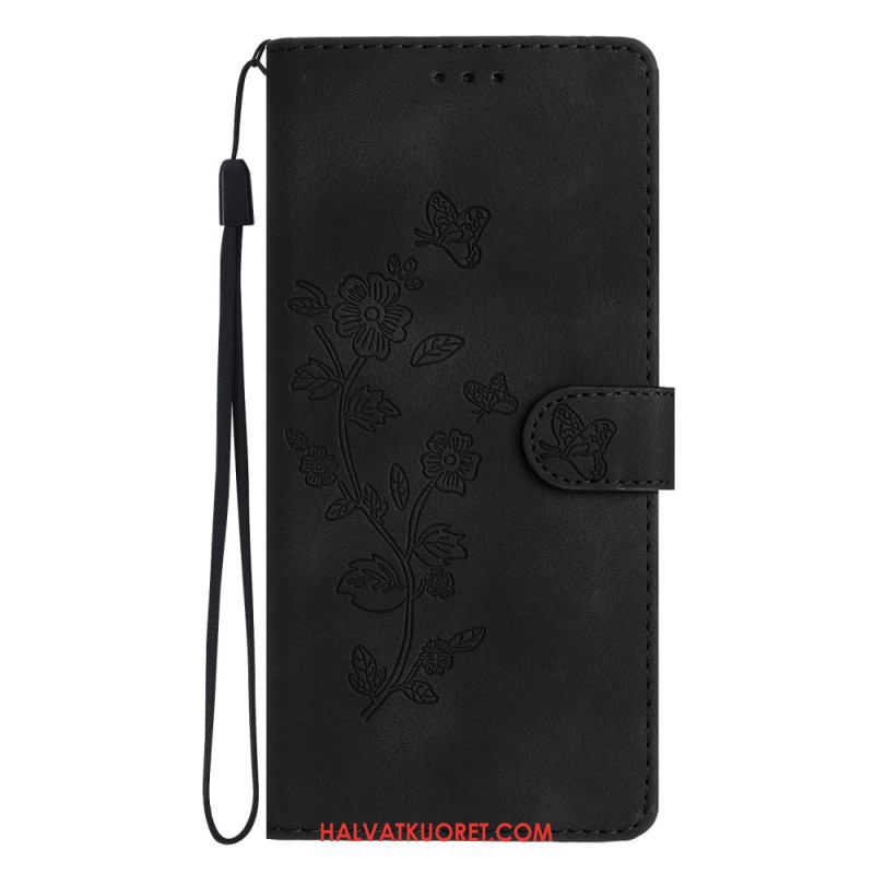 Kuoret Xiaomi Redmi Note 14 Pro 4g Kukka- Ja Perhoskuvio