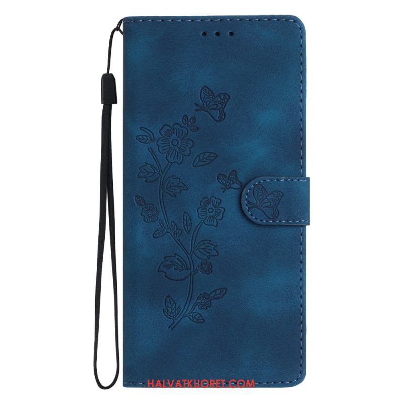 Kuoret Xiaomi Redmi Note 14 Pro 4g Kukka- Ja Perhoskuvio