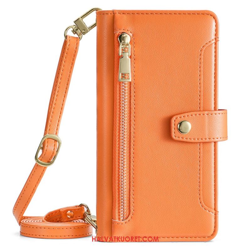 Kuoret Xiaomi Redmi Note 14 Pro 4g Olka- Ja Crossbody-lompakko