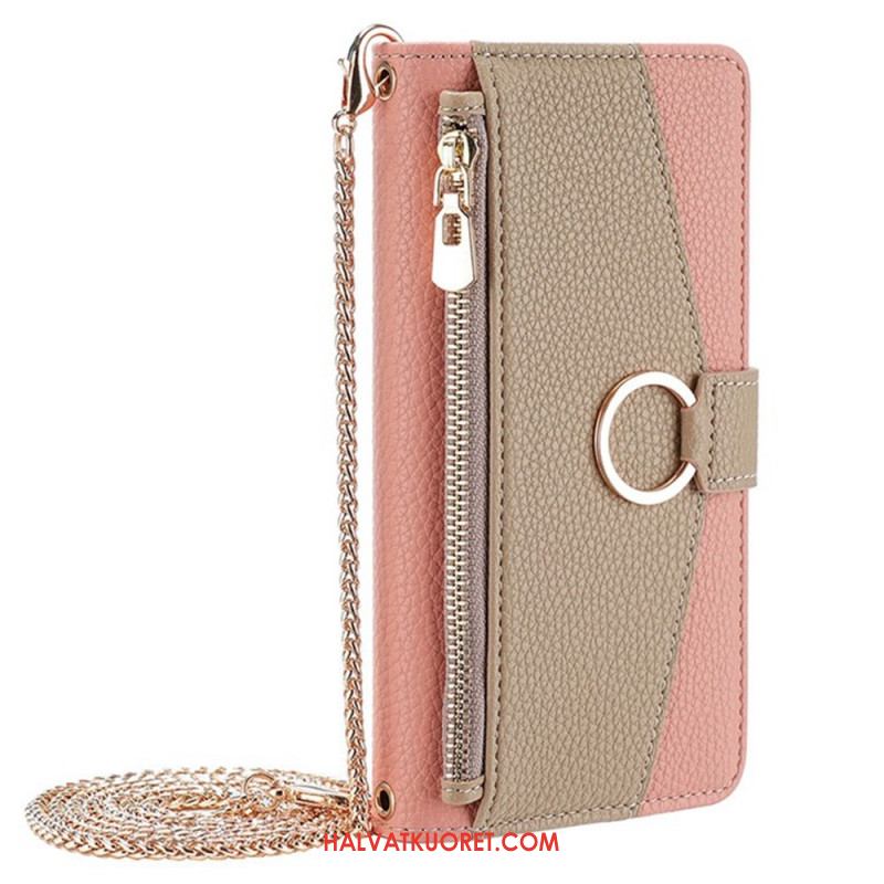 Kuoret Xiaomi Redmi Note 14 Pro 4g Peililompakko Ketjulla