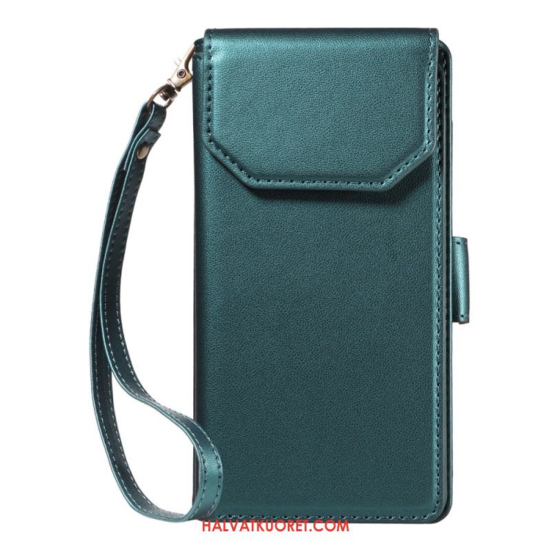 Kuoret iPhone Air Korttikoteloilla Ja Rannehihnalla