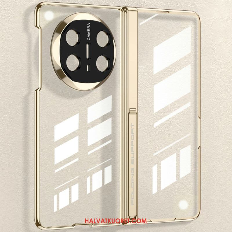 Kuori Huawei Mate X6 Läpinäkyvä Saranalla Ja Karkaistulla Lasilla