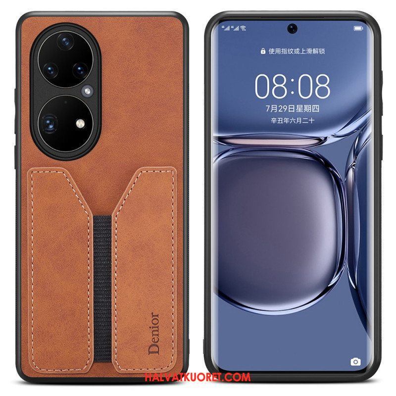 Kuori Huawei P50 Pro Denior Elastinen Korttikotelo