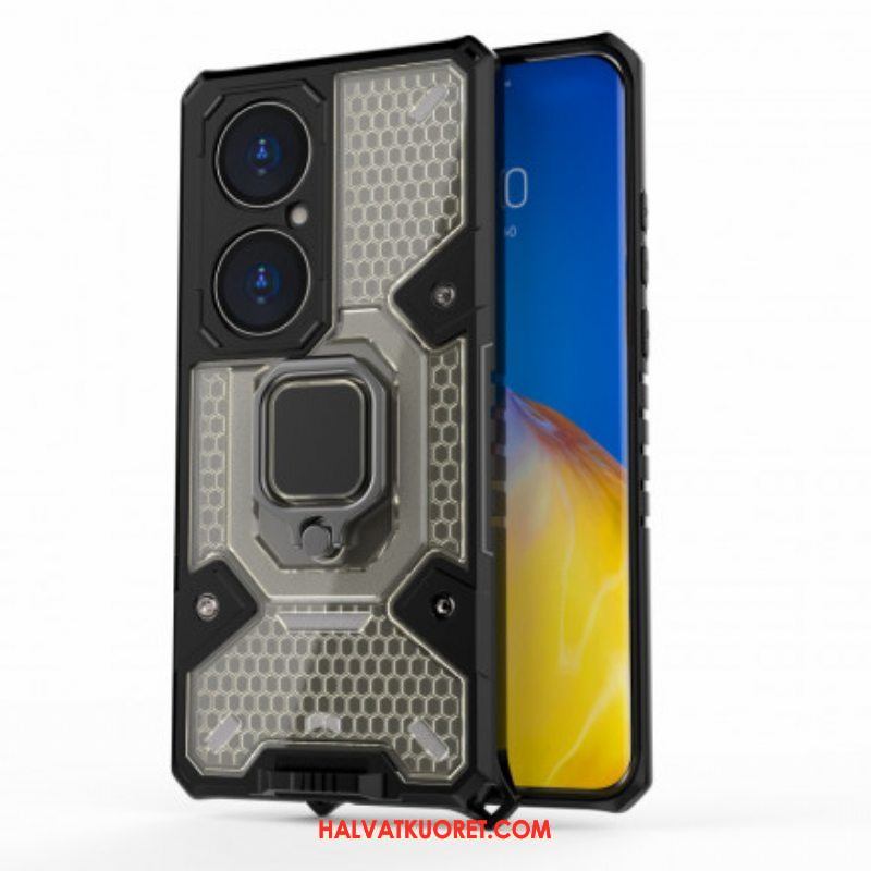 Kuori Huawei P50 Pro Honeycomb Resistant Hybrid