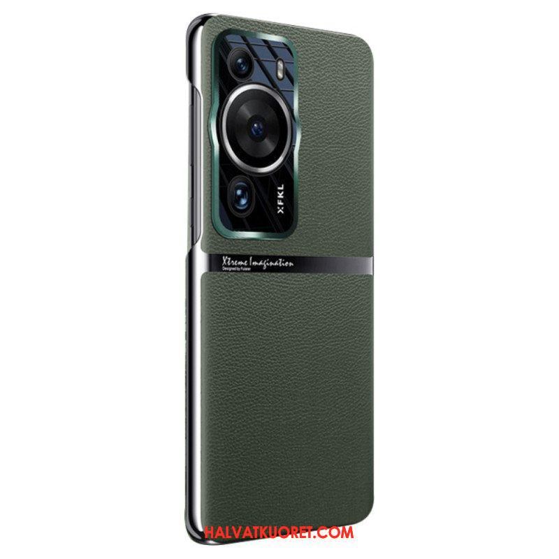 Kuori Huawei P60 Pro Keinonahkaa