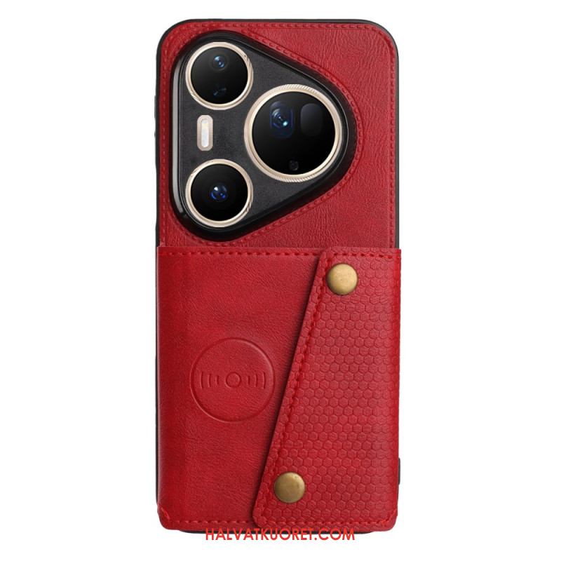 Kuori Huawei Pura 80 Ultra Nahkaefektikorttikotelo Suojakuori