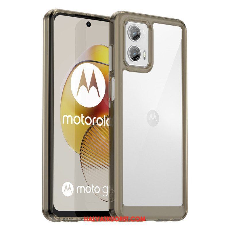 Kuori Moto G73 5G Läpinäkyvä Hybridi