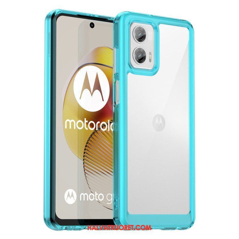 Kuori Moto G73 5G Läpinäkyvä Hybridi