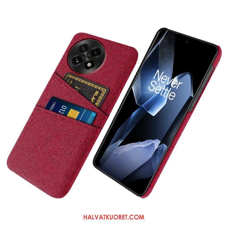 Kuori Oneplus 13 Kangaskuvioinen Korttikotelo