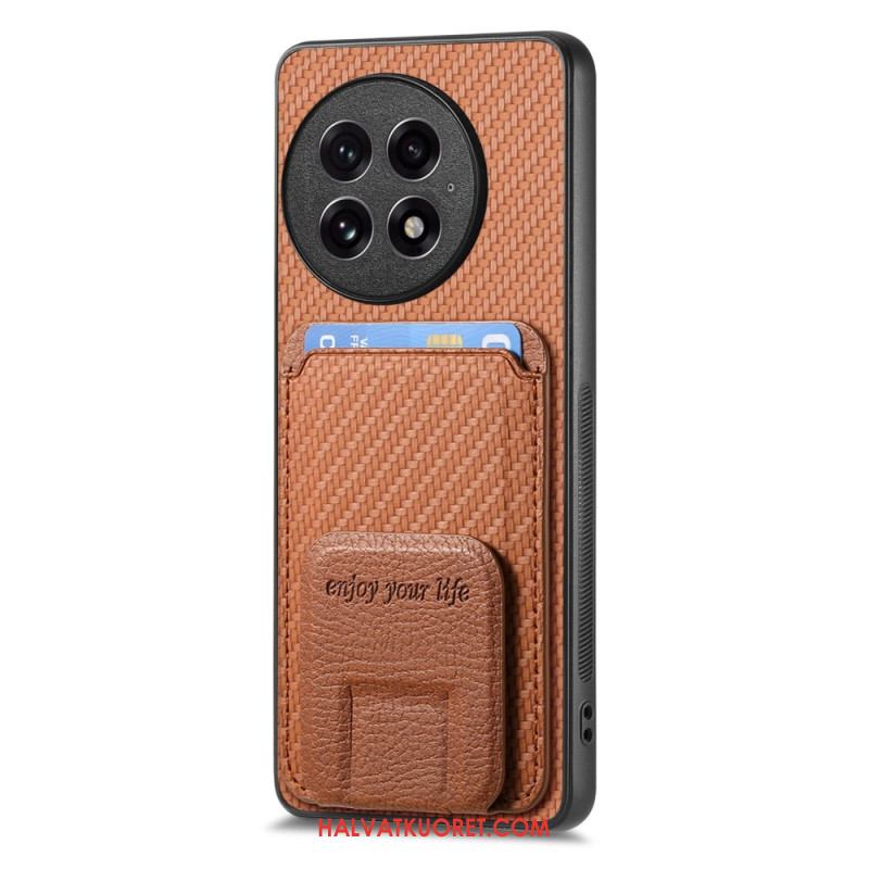 Kuori Oneplus 13 Korttikotelo Ja Kokoontaitettava Teline