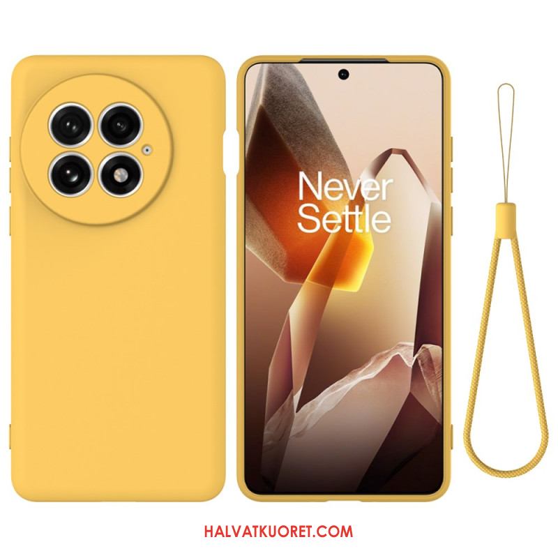 Kuori Oneplus 13 Nestemäinen Silikoni Rannekkeella Suojakuori