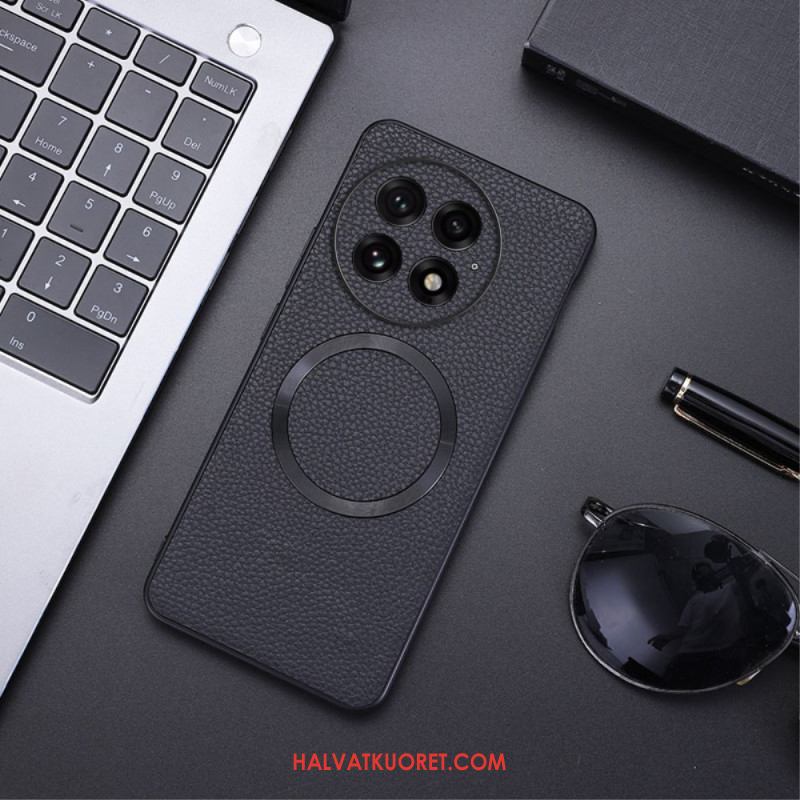 Kuori Oneplus 13 Teksturoitu Keinonahka Yhteensopiva Magsafen Kanssa