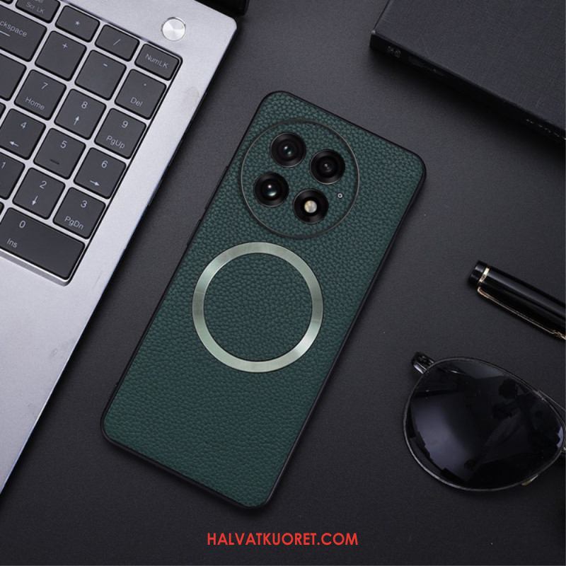 Kuori Oneplus 13 Teksturoitu Keinonahka Yhteensopiva Magsafen Kanssa