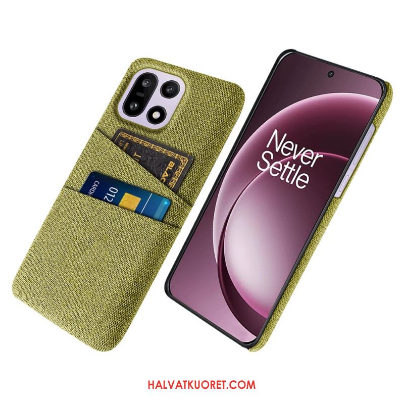 Kuori Oneplus 15 Kangaskorttikotelo