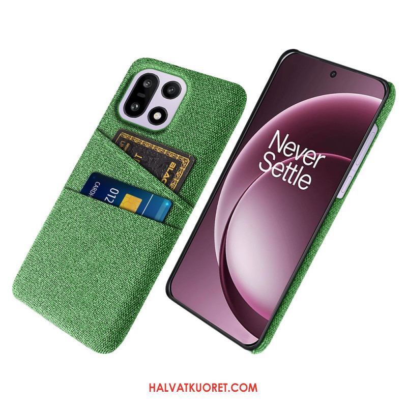 Kuori Oneplus 15 Kangaskorttikotelo
